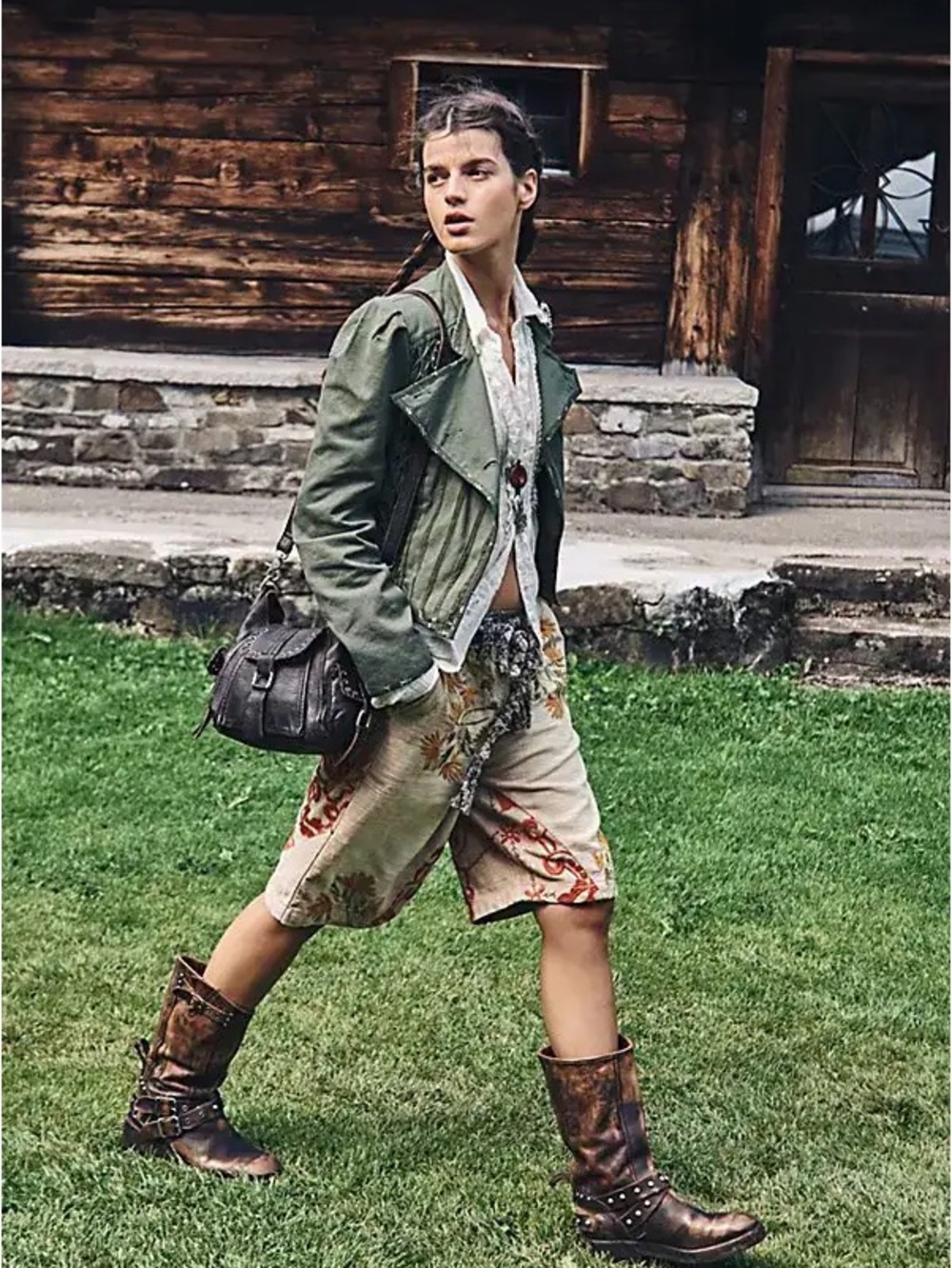 FREE PEOPLE BALI ARMY GREEN SIMONE JACKET SZ M
